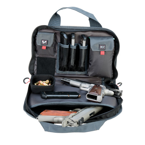 G.P.S. Double Pistol Case w/ Mag Storage & Dump Cup