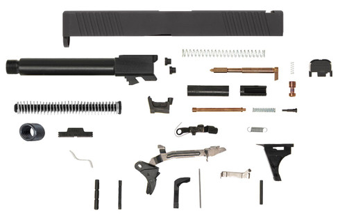 Glock® 17 Compatible Pistol Build Kit w/ Front & Rear Serrated Slide 3