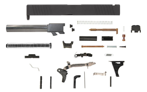 Glock® 17 Compatible Pistol Build Kit w/ Front & Rear Serrated Slide 2