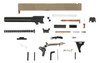 Glock® 17 Compatible Pistol Build Kit w/ FDE Front & Rear Serrated Slide 1