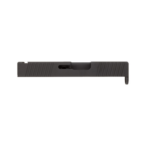 Complete Glock® 26 Compatible Slide w/ Front & Rear Serrations - Black Nitride w/ Black Barrel