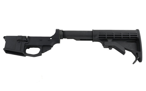 AR 15 Lower Assembly | Lower Parts Kit | Butt Stock | Buffer Tube | FIRE/SAFE | Premium Billet | 80% Lower 2