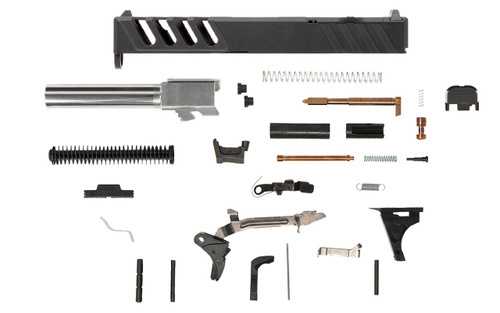 JE MAKO Glock® 19 Compatible Pistol Build Kit w/ Black or Stainless Barrel 2