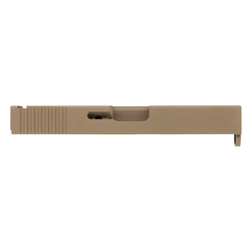Glock® 19 Compatible Slide w/ Rear Serration - FDE 3