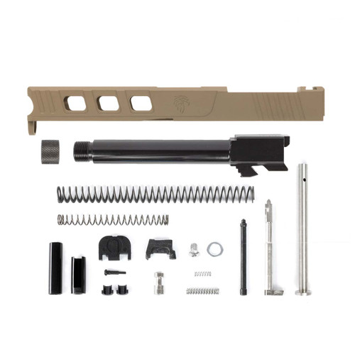 LFA Elite FDE Glock® 17 Compatible Complete Slide w/ Black or Stainless Barrel 5