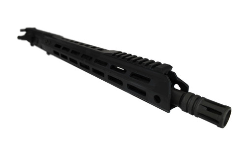 5.56 AR 15 Upper Assembly - 16" Parkerized Barrel, 1:8 Twist Rate with 15" M-Lok Handguard 5